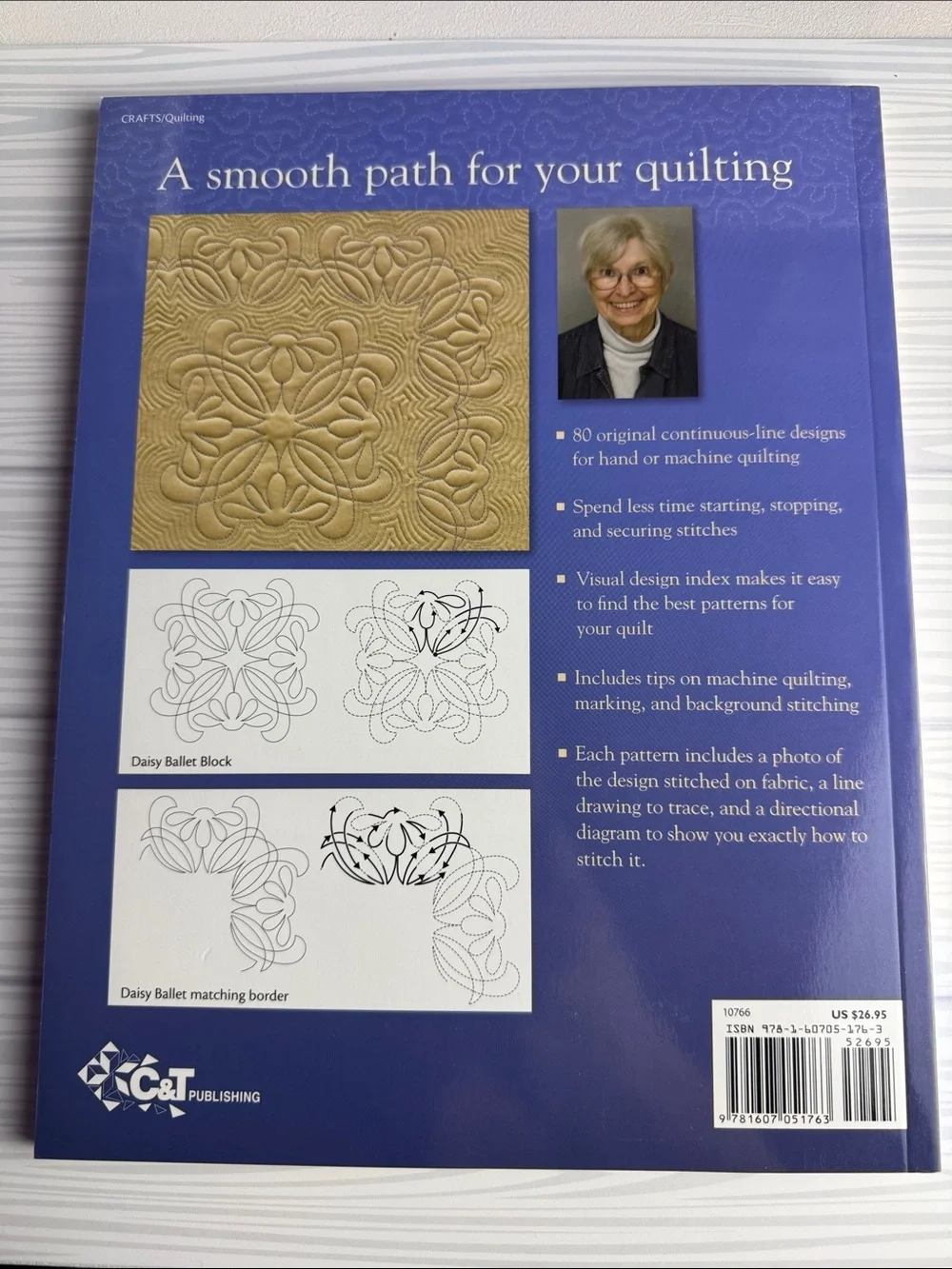 Continuous-Line Quilting Designs - Olive Green